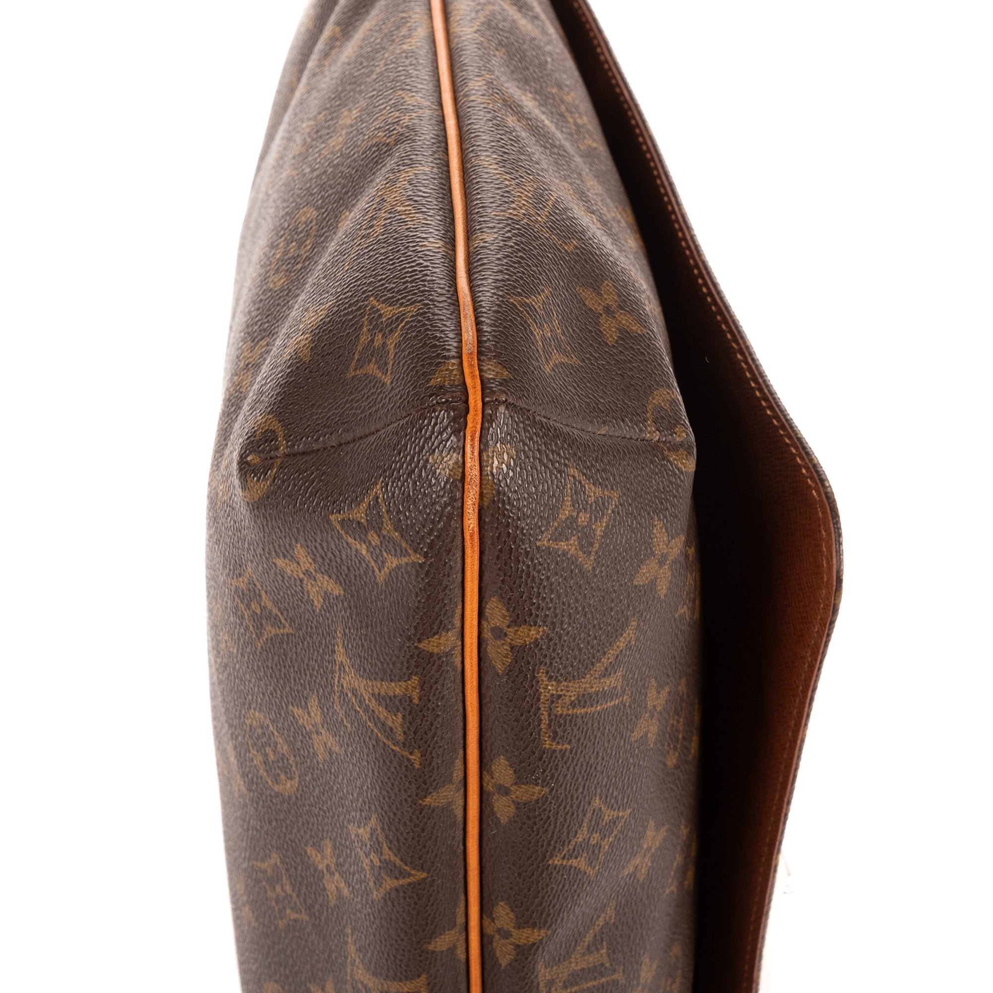 Bandolera Musette Salsa Correa Larga GM Lona Monogram Marrón