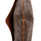 Bandolera Musette Salsa Correa Larga GM Lona Monogram Marrón