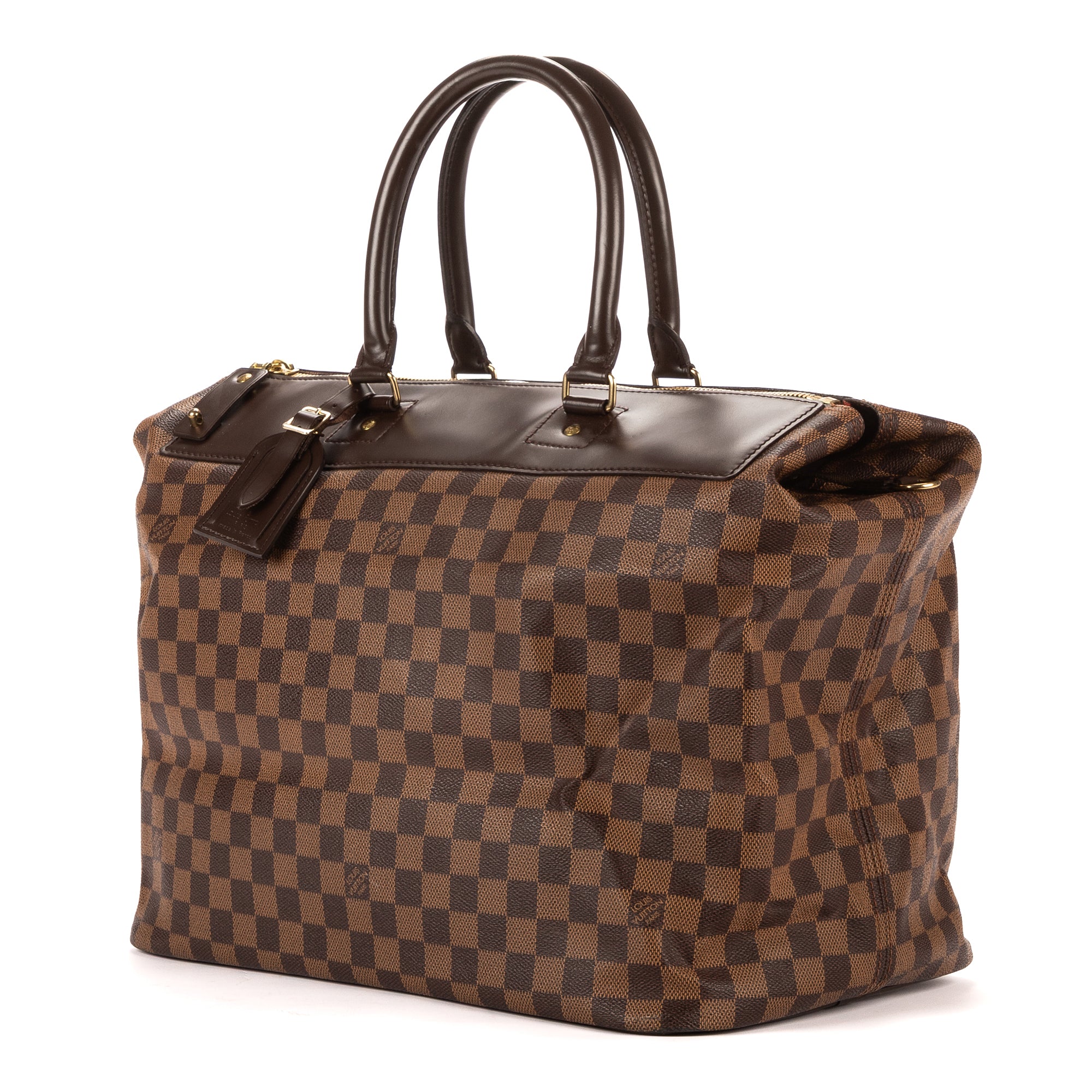 Bolso de mano Greenwich Marrón Damier Ebene