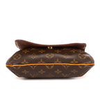 Bolso de Hombro Musette Salsa Correa Larga PM Lona Monogram Marrón