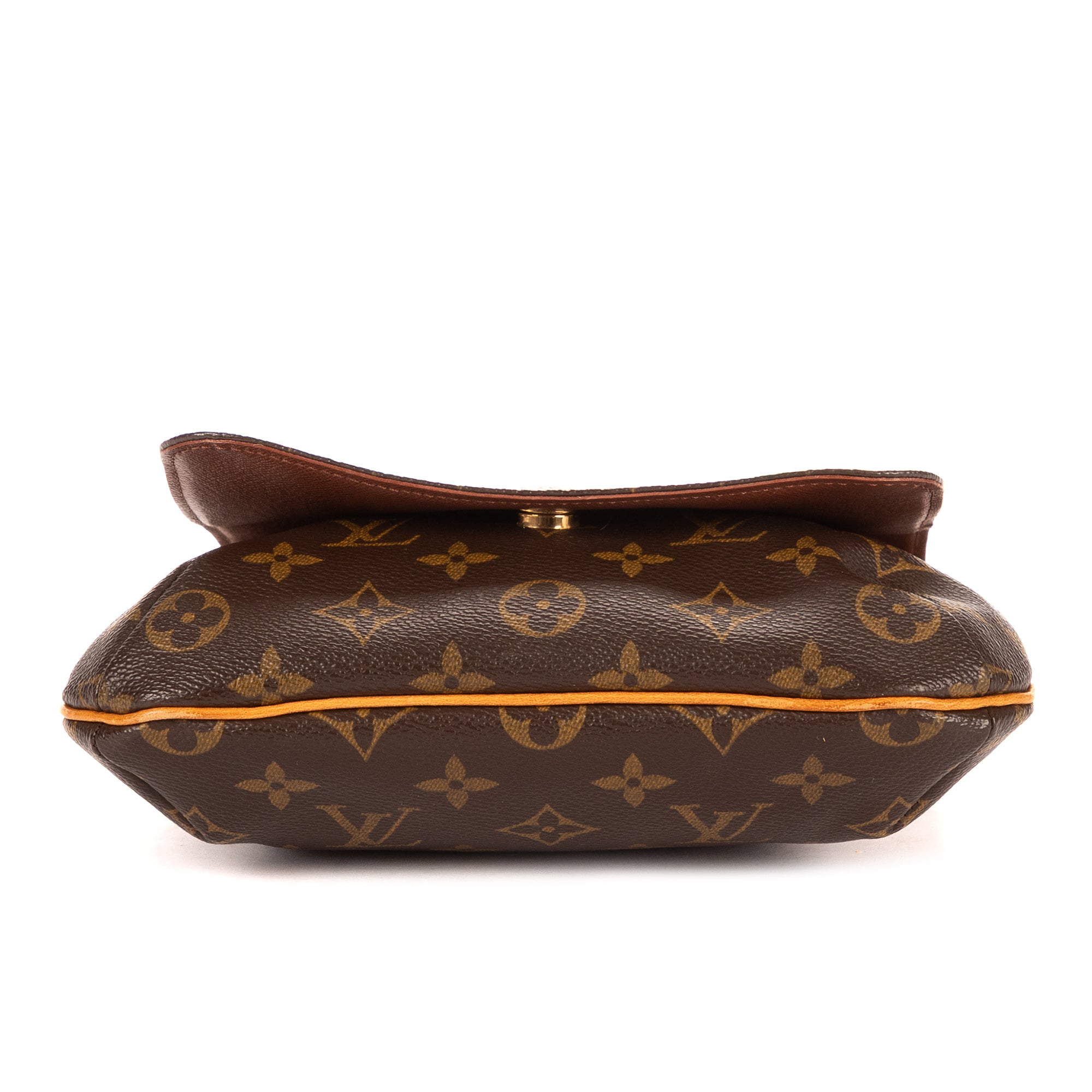 Bolso de Hombro Musette Salsa Correa Larga PM Lona Monogram Marrón