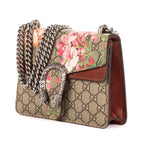 Bandolera Blooms Dionysus Mini de lona revestida Supreme beige
