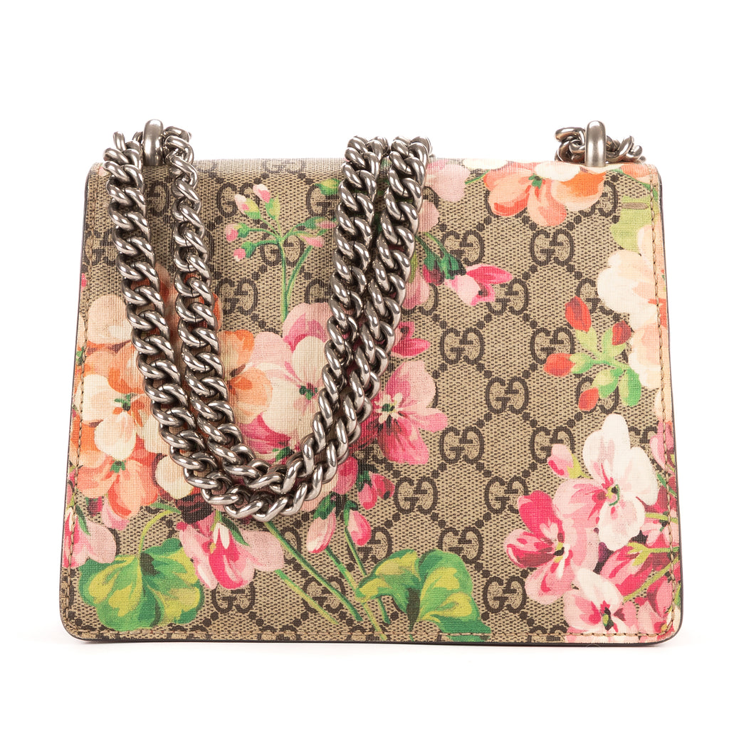 Bandolera Blooms Dionysus Mini de lona revestida Supreme beige