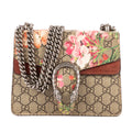Bandolera Blooms Dionysus Mini de lona revestida Supreme beige