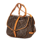 Bandolera Saumur 30 Lona Monogram Marrón