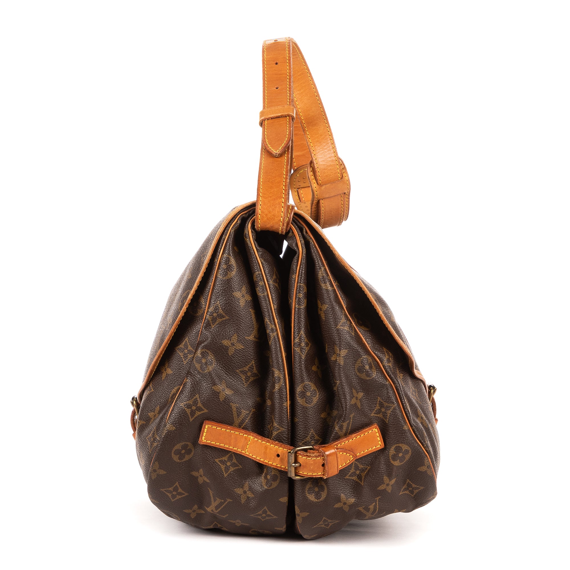 Bandolera Saumur 30 Lona Monogram Marrón