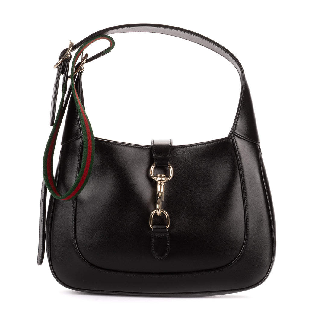 Crossbody Jackie Small Black Smooth Leather