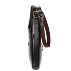 Crossbody Jackie Small Black Smooth Leather