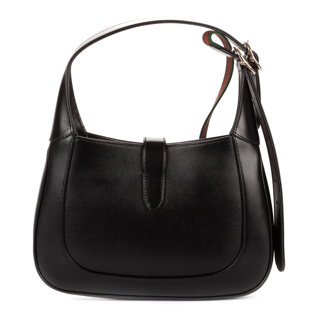Crossbody Jackie Small Black Smooth Leather