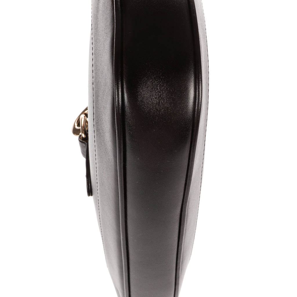 Crossbody Jackie Small Black Smooth Leather