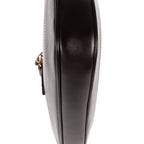 Crossbody Jackie Small Black Smooth Leather