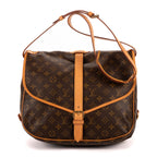 Crossbody Saumur GM Brown Monogram Canvas