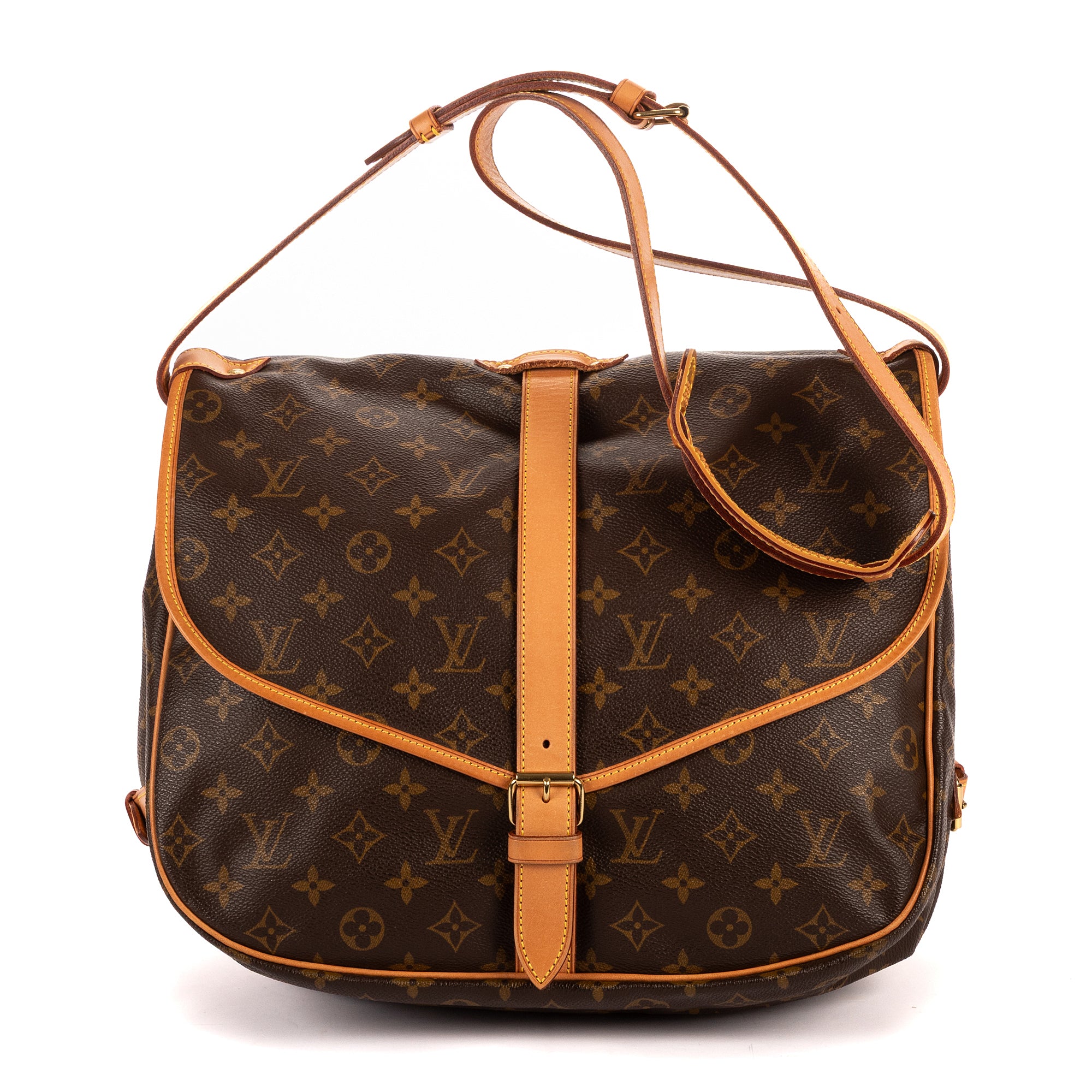 Crossbody Saumur GM Brown Monogram Canvas