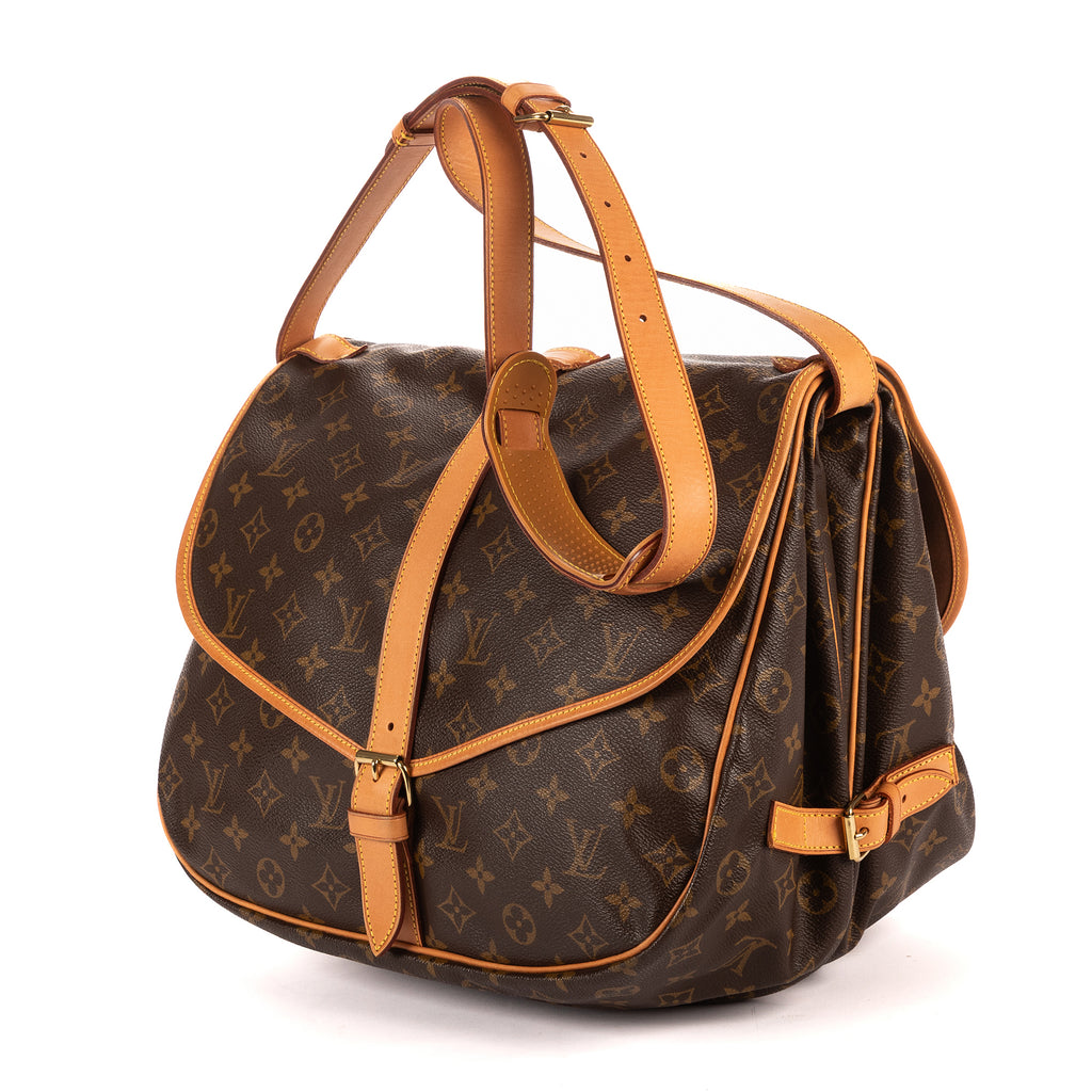 Crossbody Saumur GM Brown Monogram Canvas