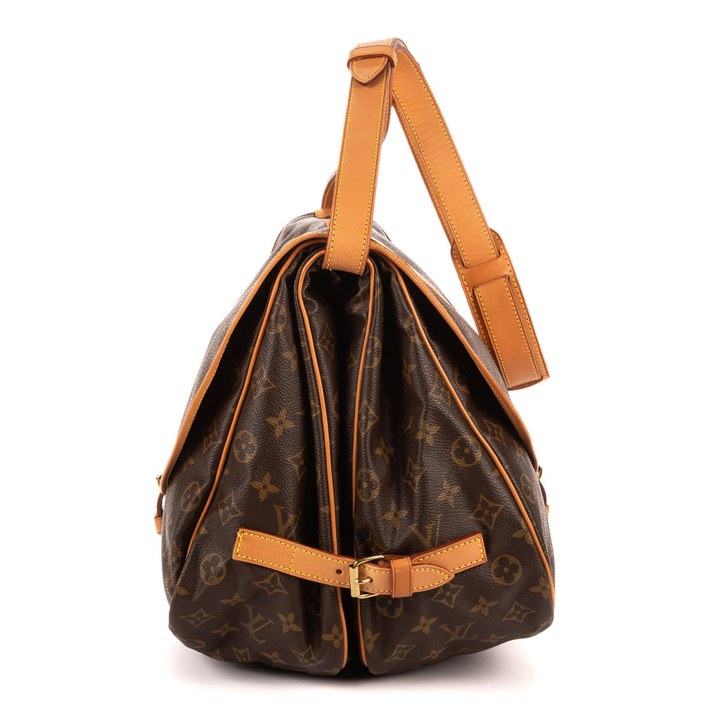 Crossbody Saumur GM Brown Monogram Canvas