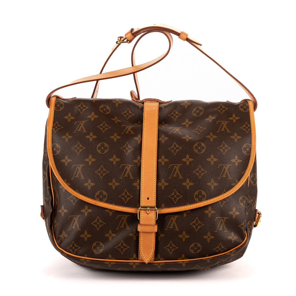 Crossbody Saumur GM Brown Monogram Canvas