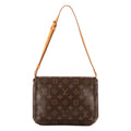 Bandolera Musette Tango Lona Monogram Marrón