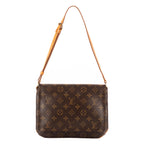 Bandolera Musette Tango Lona Monogram Marrón