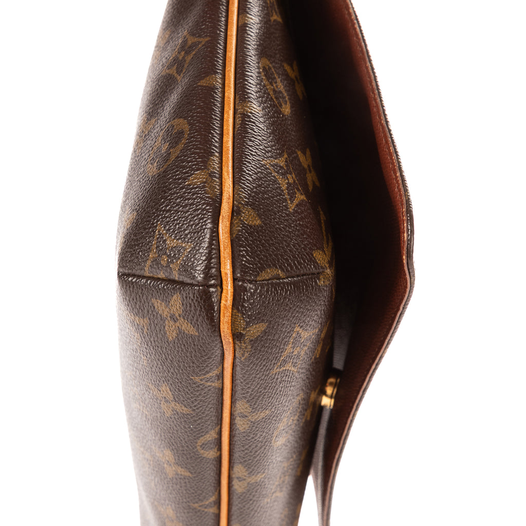 Bandolera Musette Tango Lona Monogram Marrón