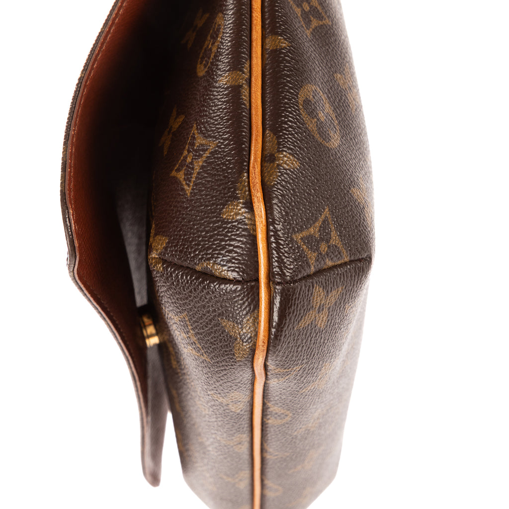 Bandolera Musette Tango Lona Monogram Marrón