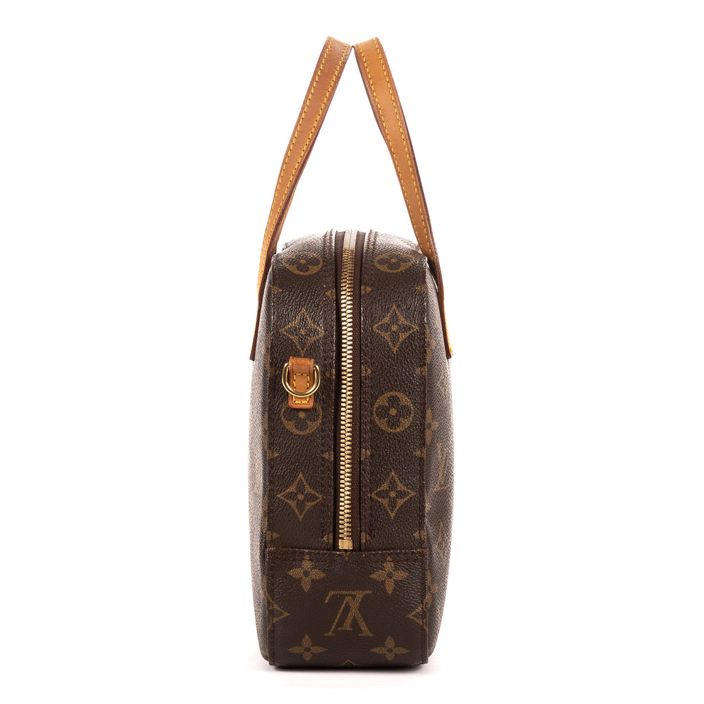 Handbag Spontini Brown Monogram Canvas