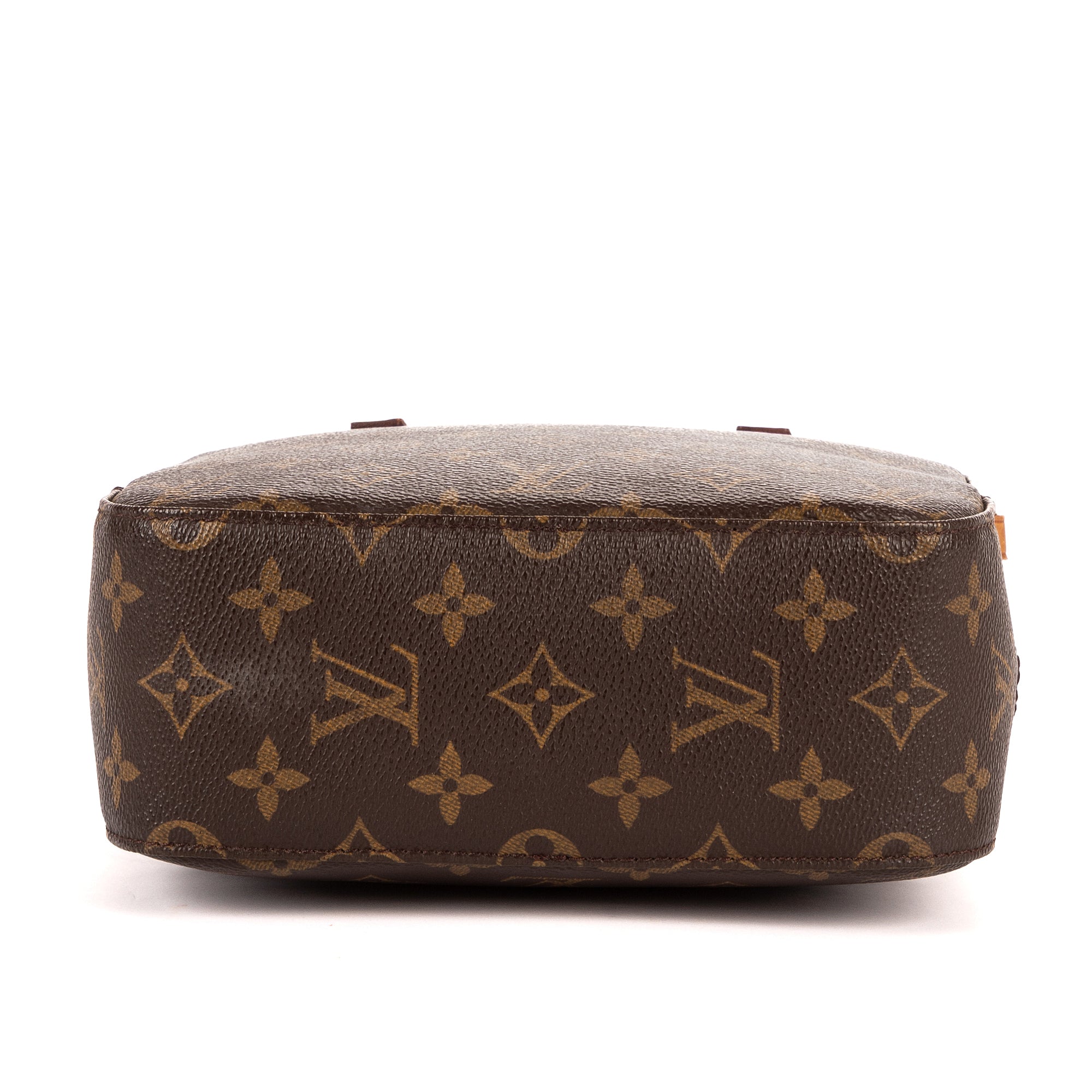 Handbag Spontini Brown Monogram Canvas