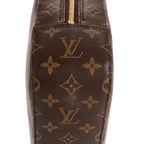 Handbag Spontini Brown Monogram Canvas