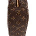 Handbag Spontini Brown Monogram Canvas