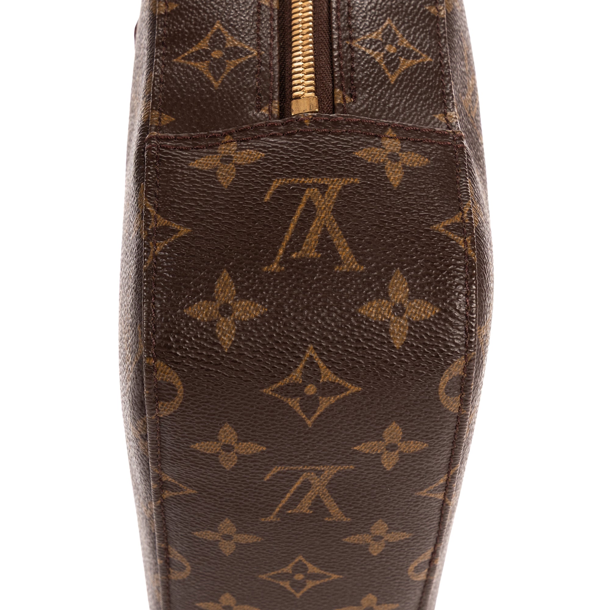 Handbag Spontini Brown Monogram Canvas