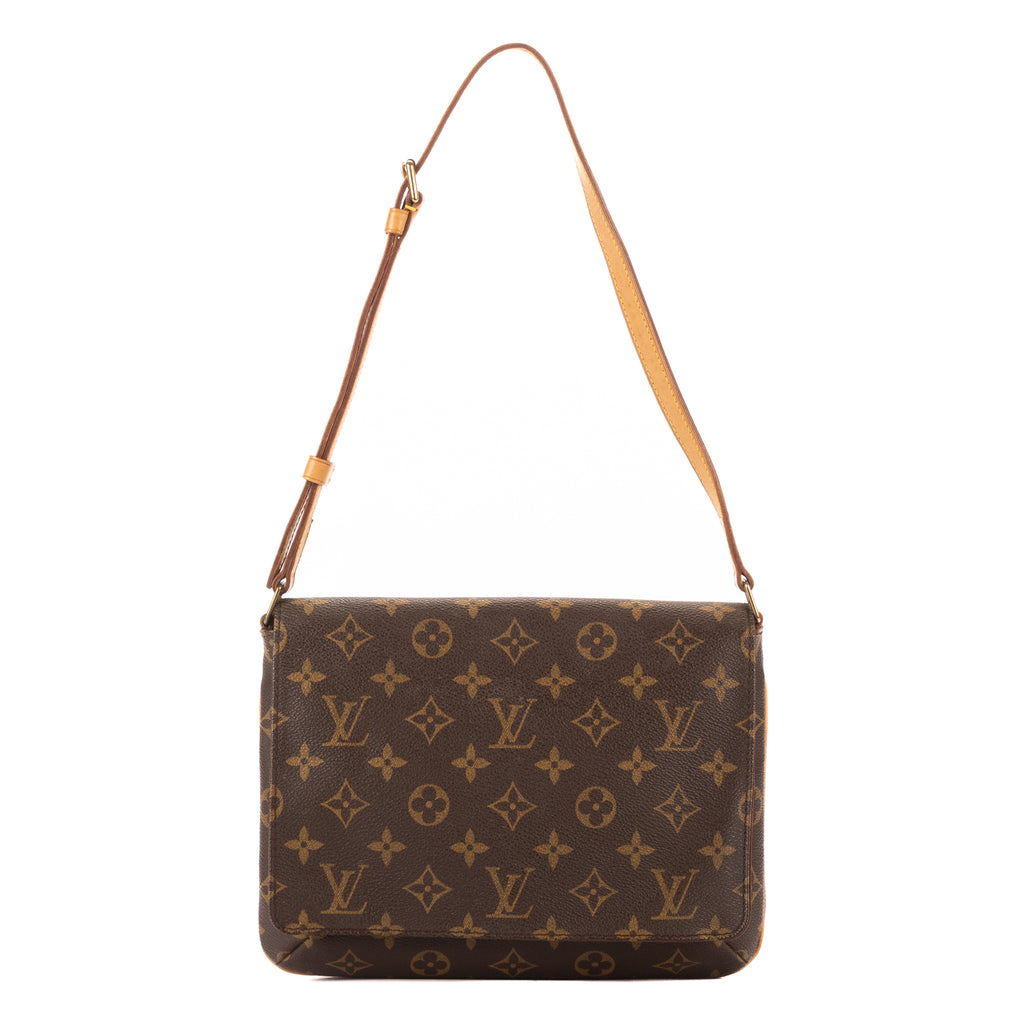 Bandolera Musette Tango Lona Monogram Marrón