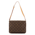 Bandolera Musette Tango Lona Monogram Marrón
