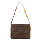 Bandolera Musette Tango Lona Monogram Marrón