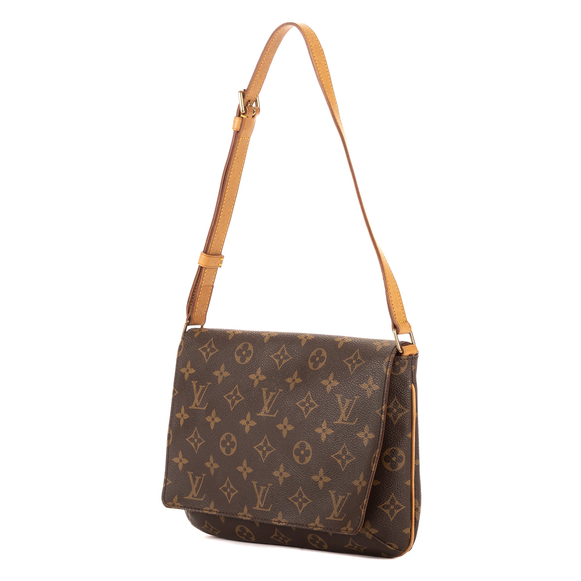 Bandolera Musette Tango Lona Monogram Marrón