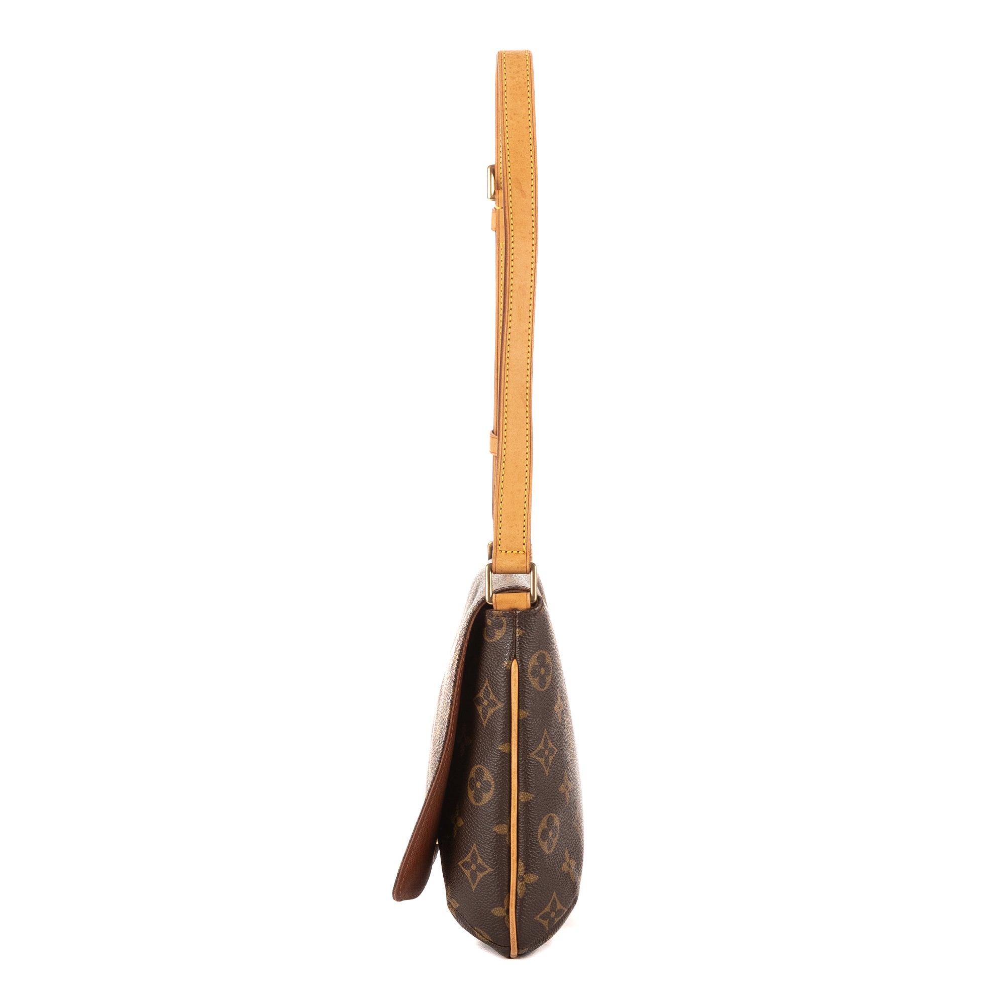 Bandolera Musette Tango Lona Monogram Marrón
