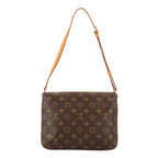Bandolera Musette Tango Lona Monogram Marrón