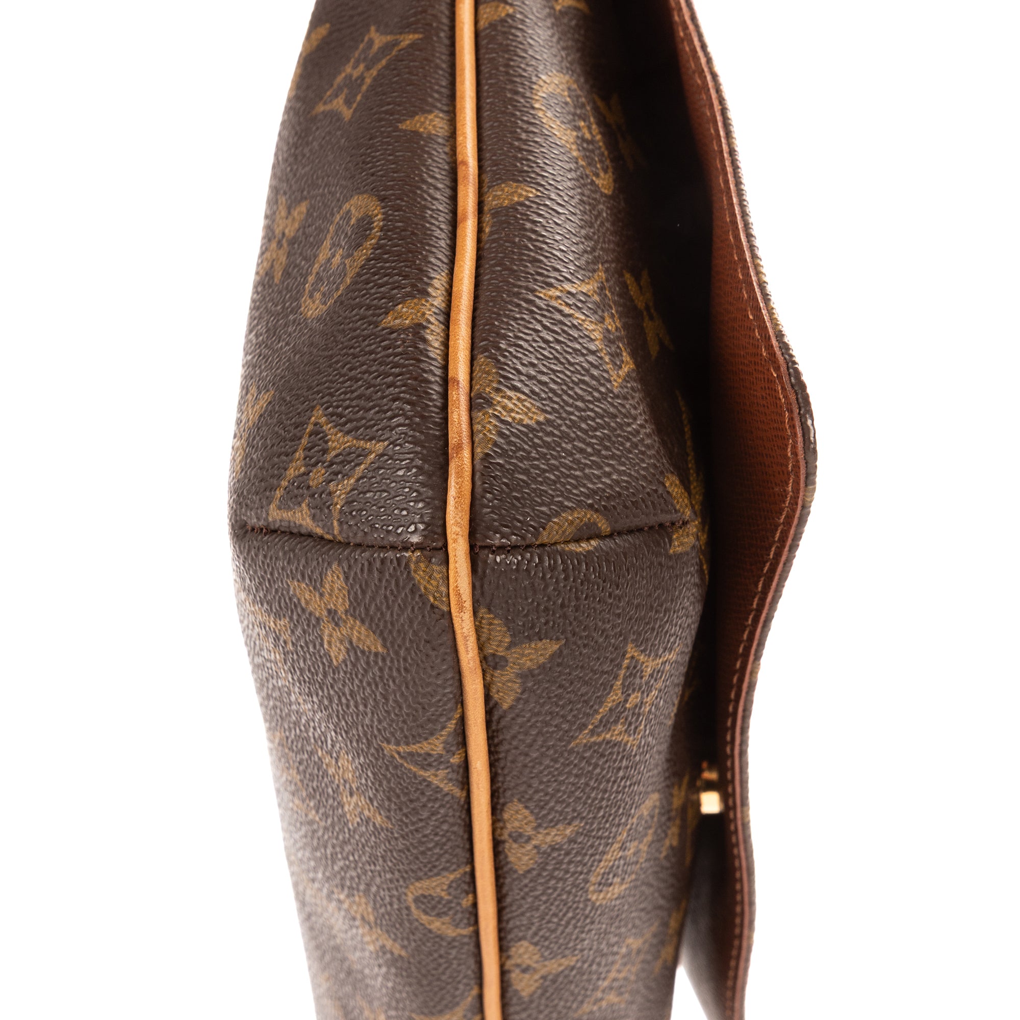 Bandolera Musette Tango Lona Monogram Marrón