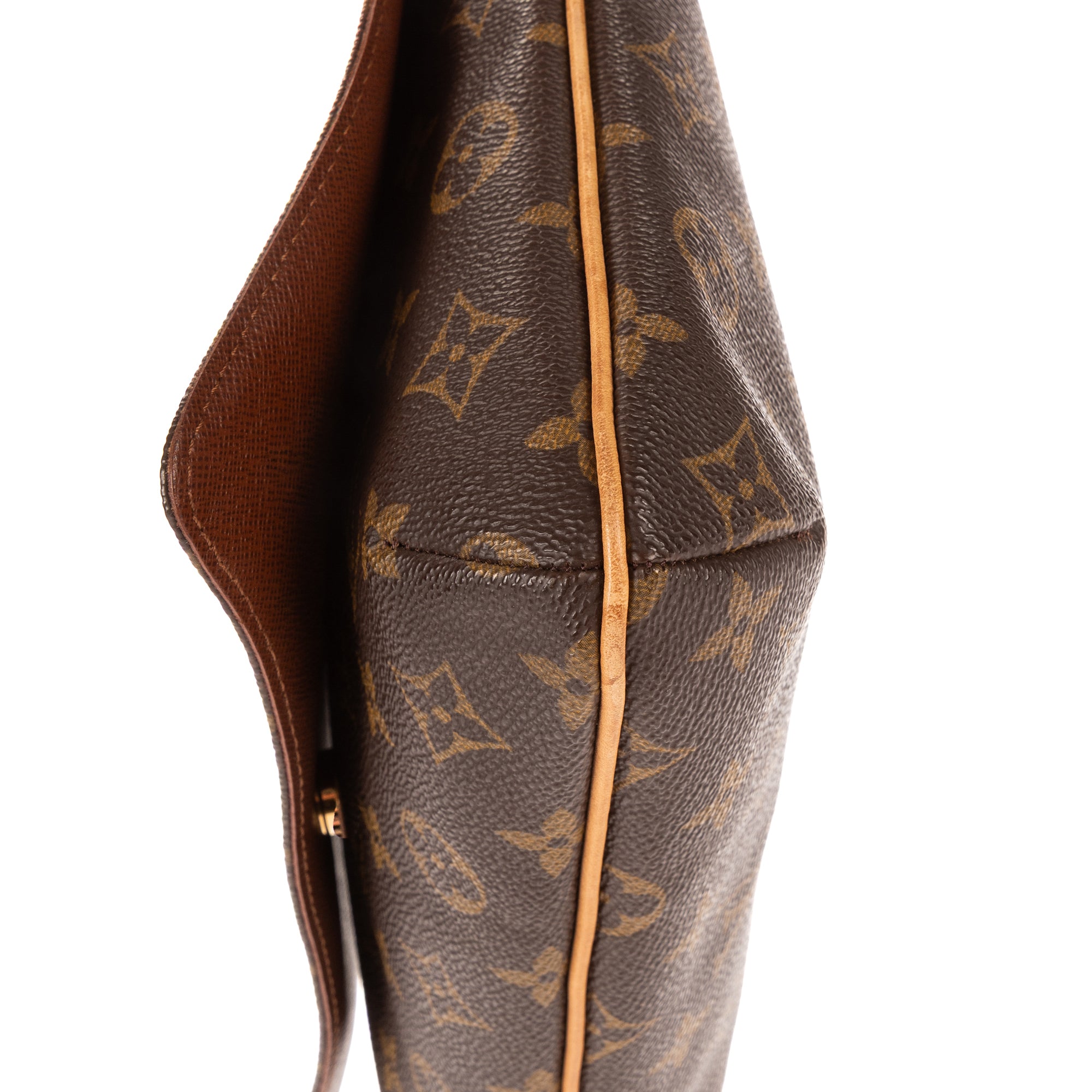 Bandolera Musette Tango Lona Monogram Marrón
