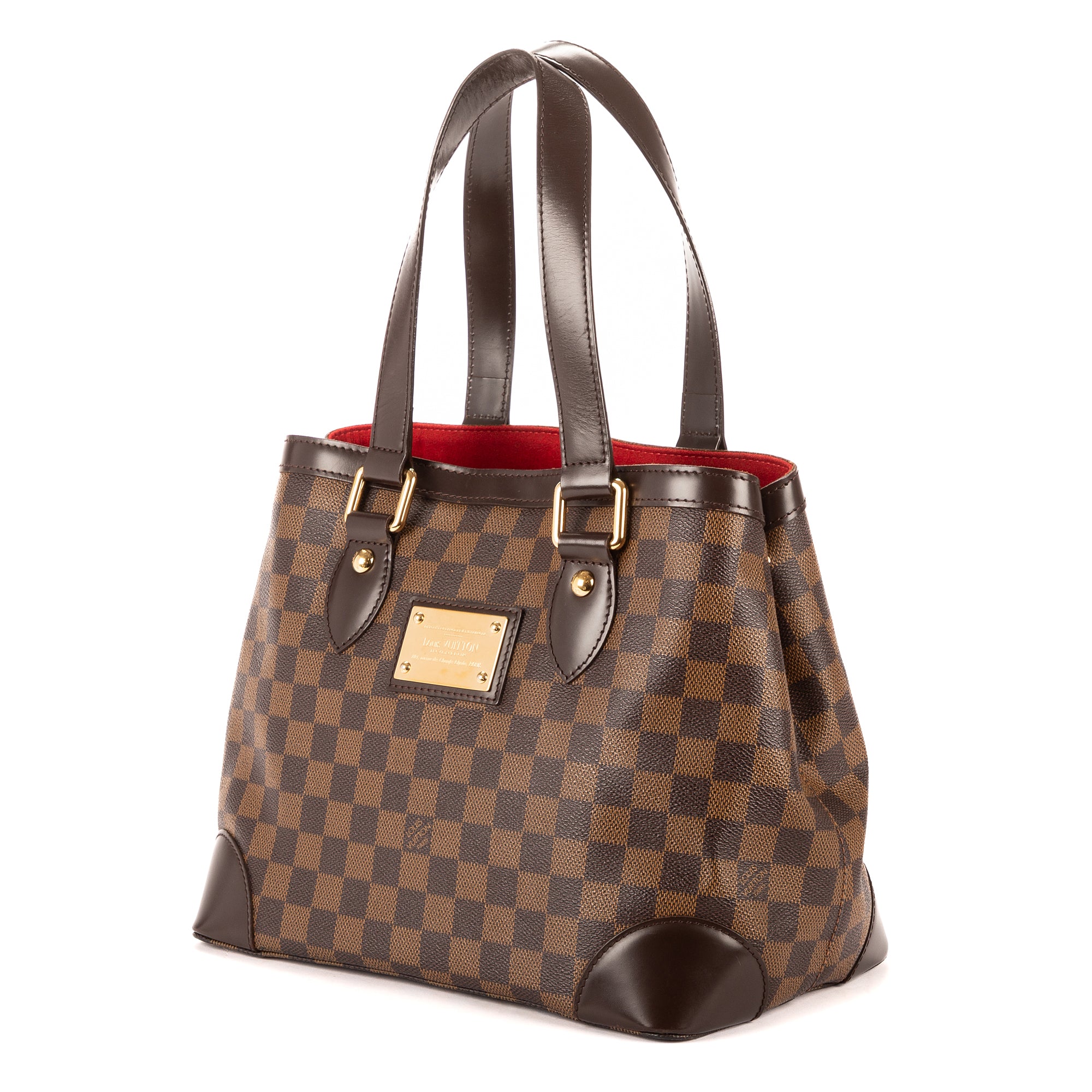 Handbag Hampstead PM Dark Brown Damier Ebene