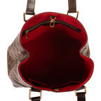 Handbag Hampstead PM Dark Brown Damier Ebene
