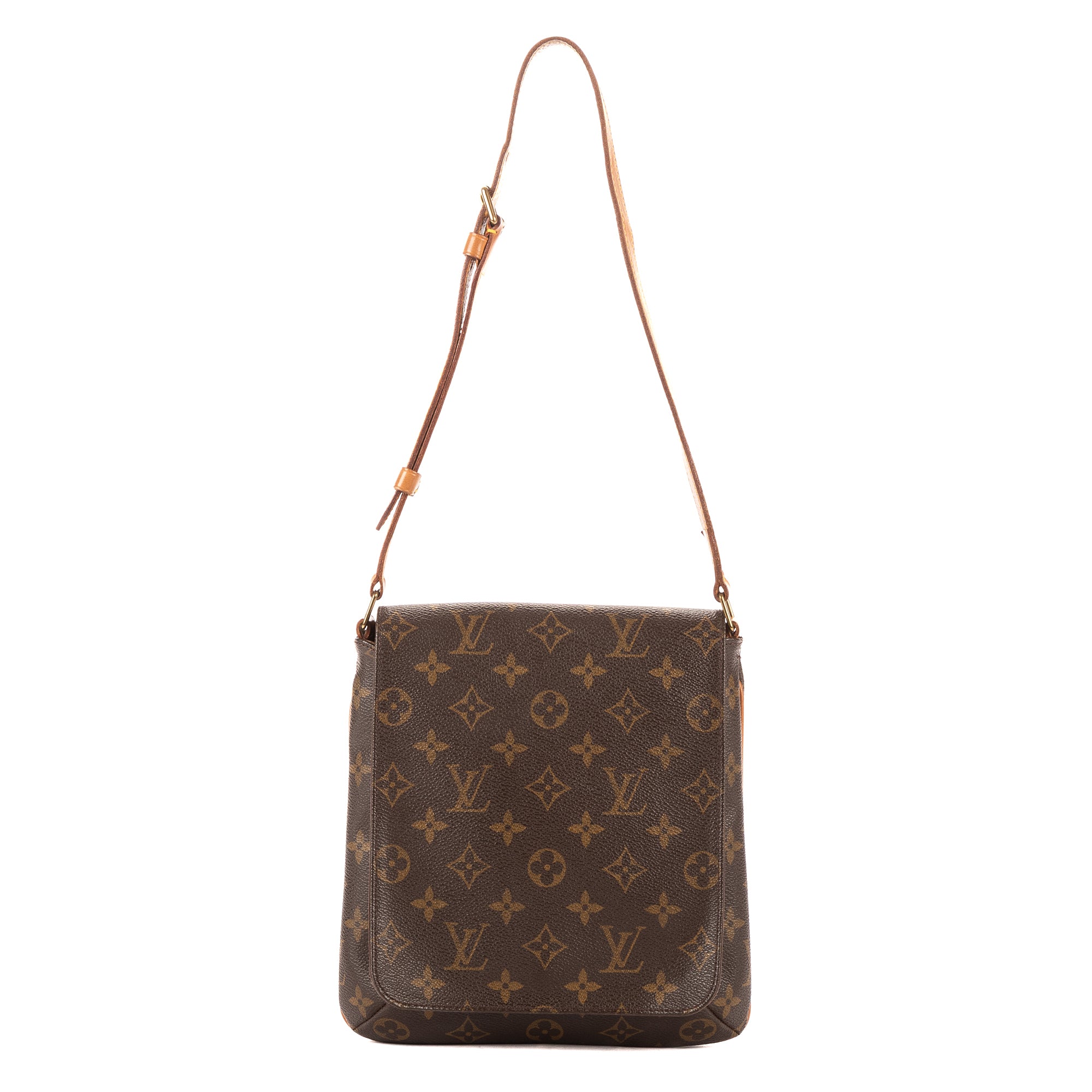 Bandolera Musette Salsa Lona Monogram Marrón