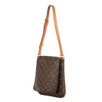 Bandolera Musette Salsa Lona Monogram Marrón