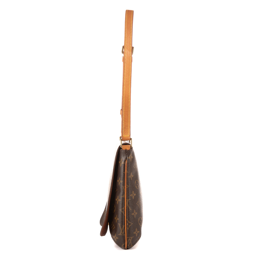 Bandolera Musette Salsa Lona Monogram Marrón