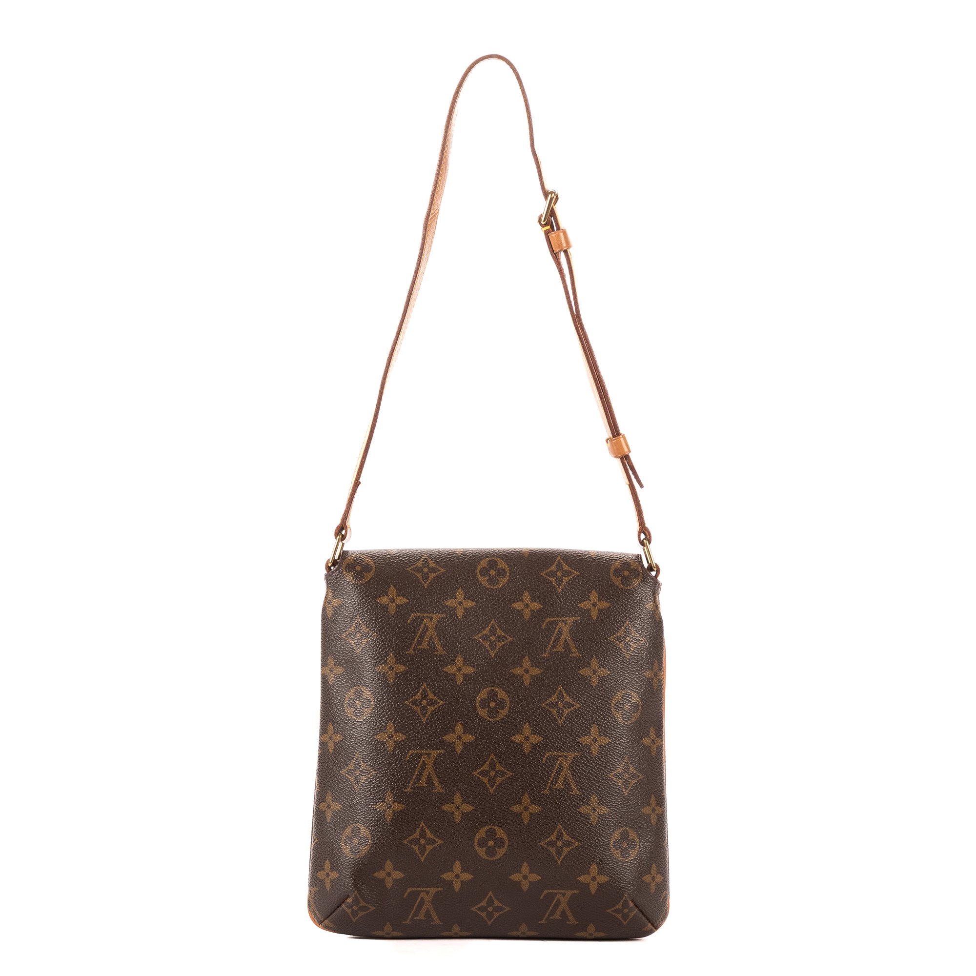 Bandolera Musette Salsa Lona Monogram Marrón