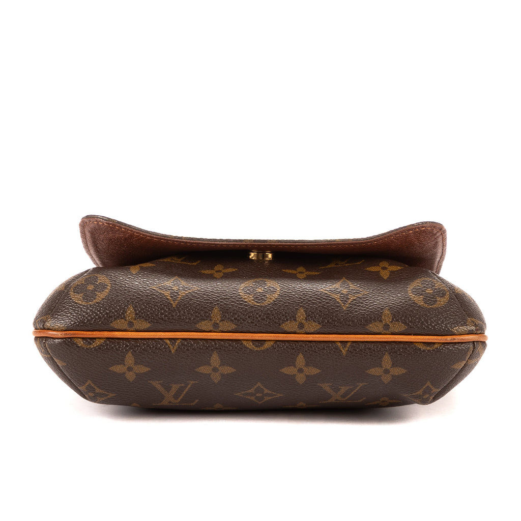 Bandolera Musette Salsa Lona Monogram Marrón