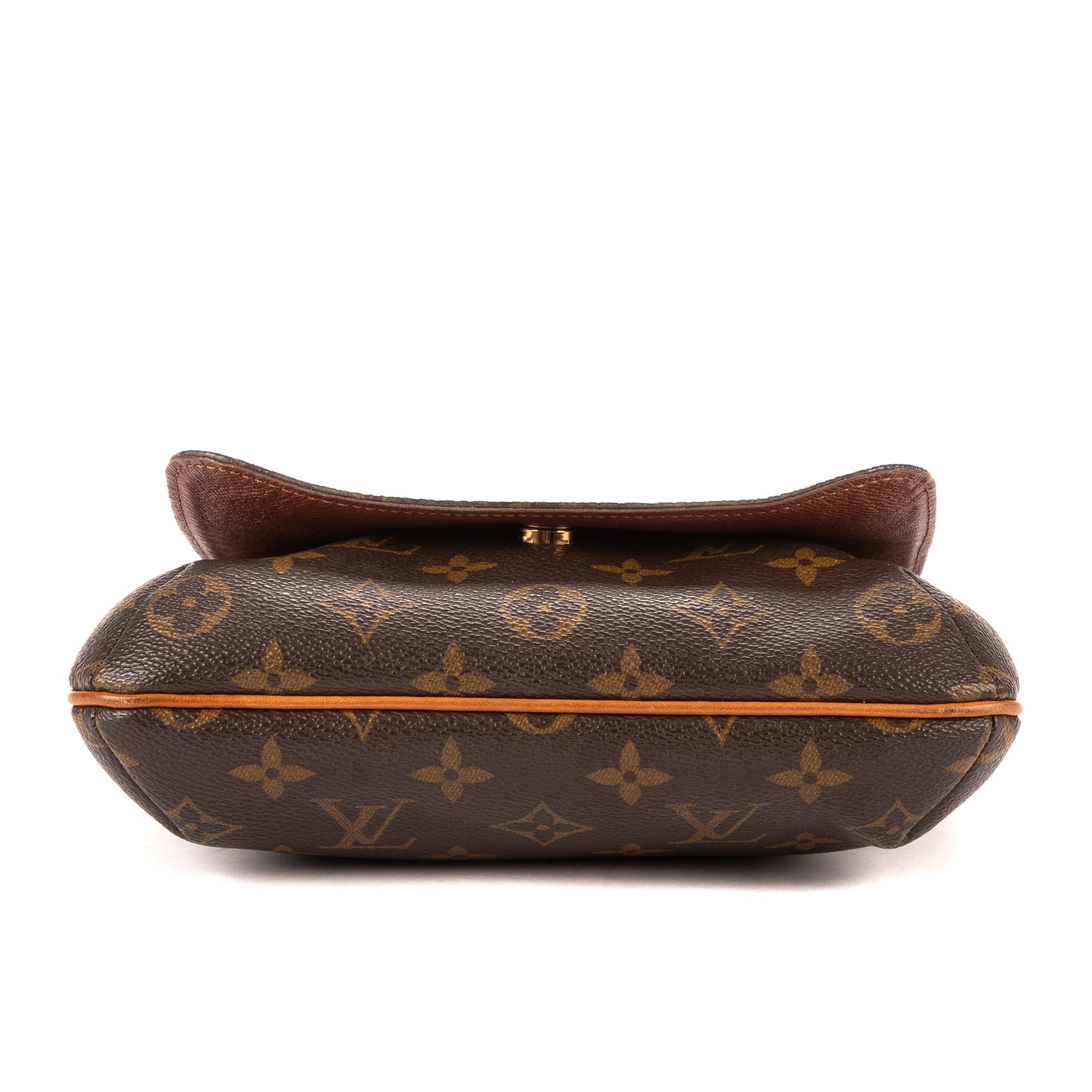 Bandolera Musette Salsa Lona Monogram Marrón