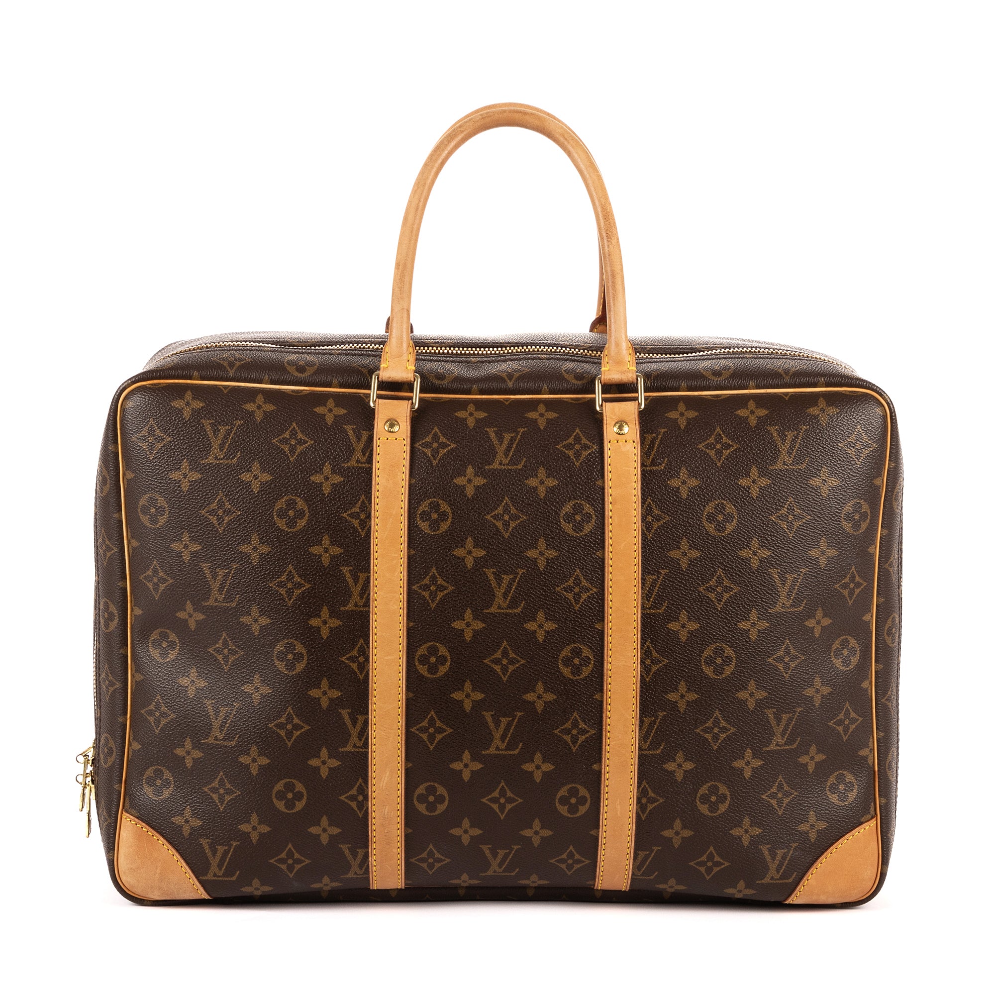 Handbag Sirius 45 Brown Monogram Canvas
