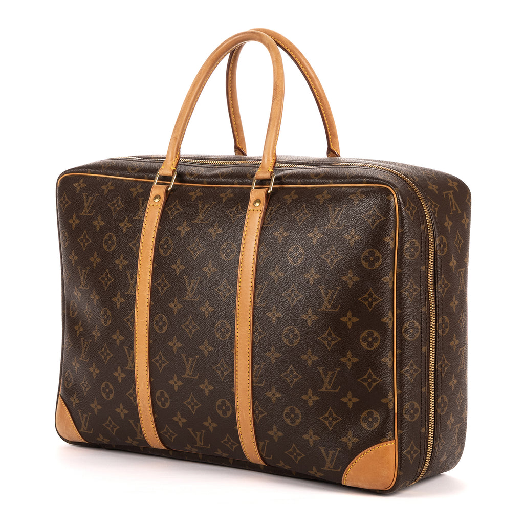 Handbag Sirius 45 Brown Monogram Canvas