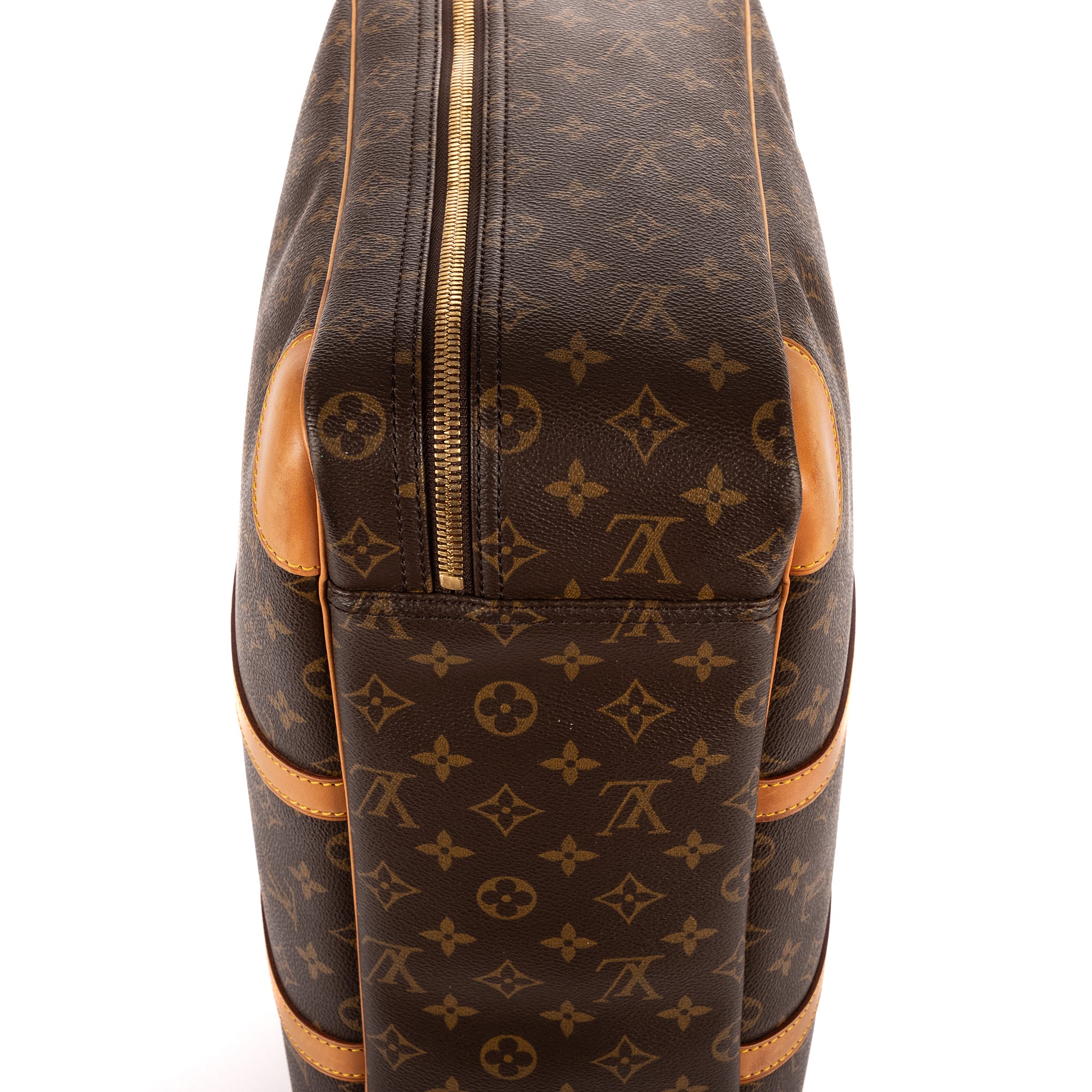 Handbag Sirius 45 Brown Monogram Canvas