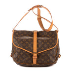 Shoulder Bag Saumur GM Brown Monogram Canvas