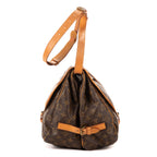 Shoulder Bag Saumur GM Brown Monogram Canvas